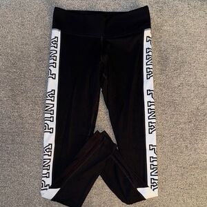PINK Victoria's Secret Leggings with White Side Panels